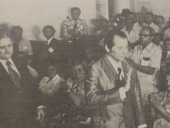 Geraldo Melo eleito governador pelo Parlamento em 1978